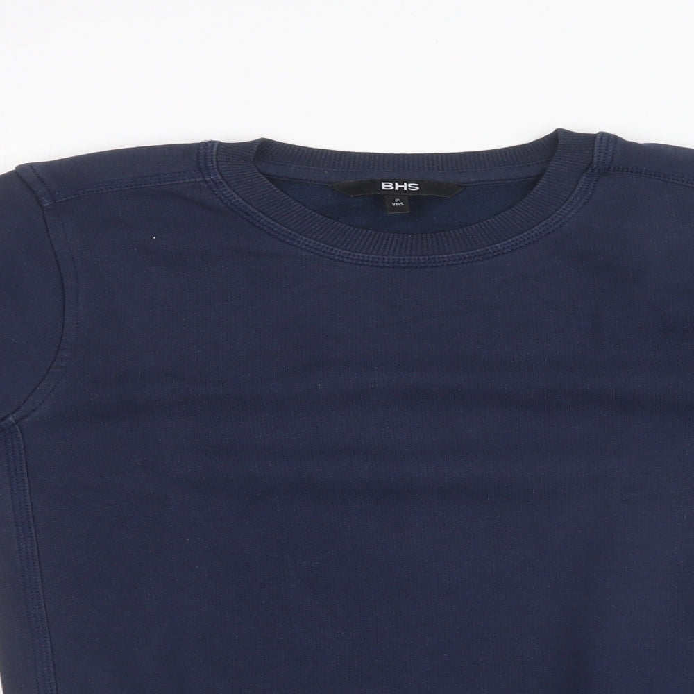 BHS Boys Blue   Pullover Sweatshirt Size 9 Years