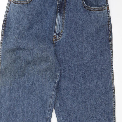 Womens UK Size 32 in Preworn Regular Fit Straight Blue Jeans