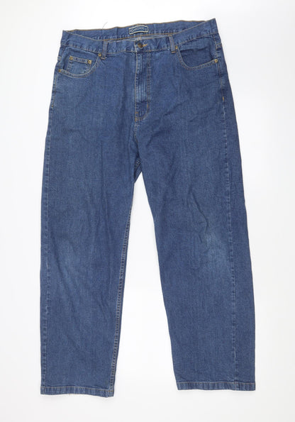 Pegasus Womens Blue   Wide-Leg Jeans Size 38 in L29 in