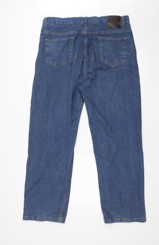 Pegasus Womens Blue   Wide-Leg Jeans Size 38 in L29 in