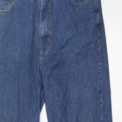 Pegasus Womens Blue   Wide-Leg Jeans Size 38 in L29 in