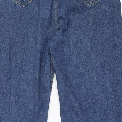 Pegasus Womens Blue   Wide-Leg Jeans Size 38 in L29 in