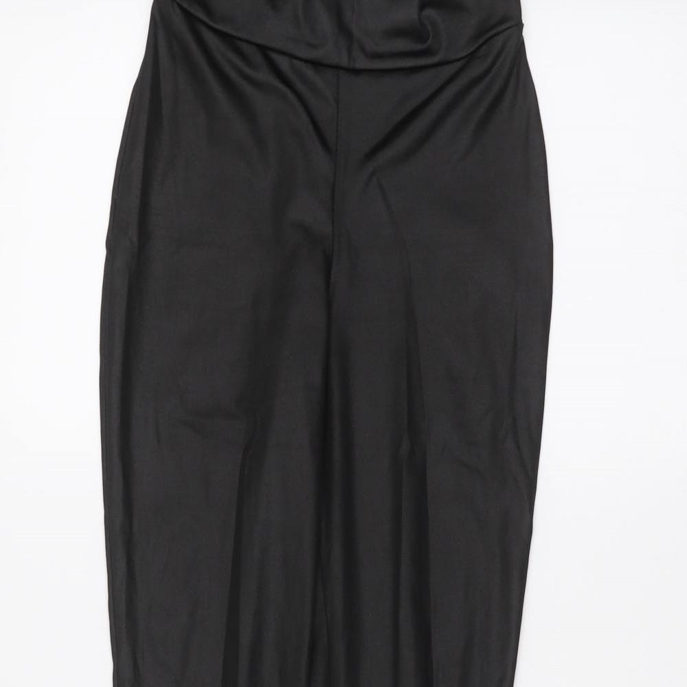 Womens UK Size 8 PRETTYLITTLETHING  Jogger Black Leggings