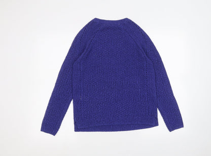Autograph Womens Blue   Pullover Jumper Size 8