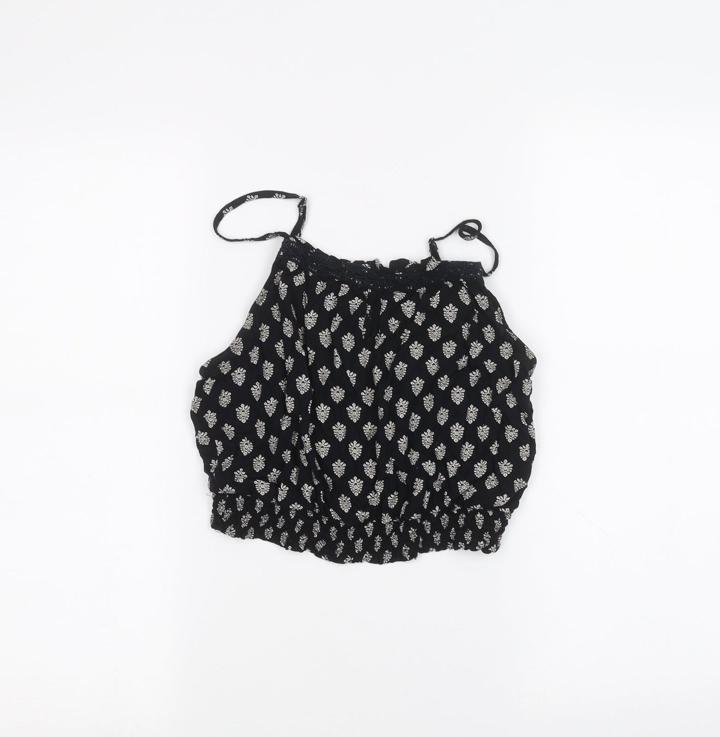 Miss Selfridge Womens Black   Basic T-Shirt Size 10