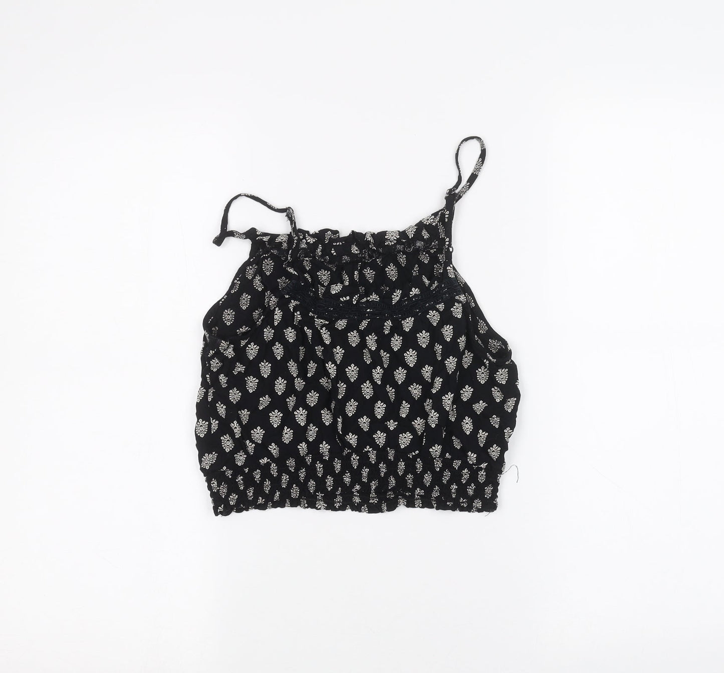 Miss Selfridge Womens Black   Basic T-Shirt Size 10