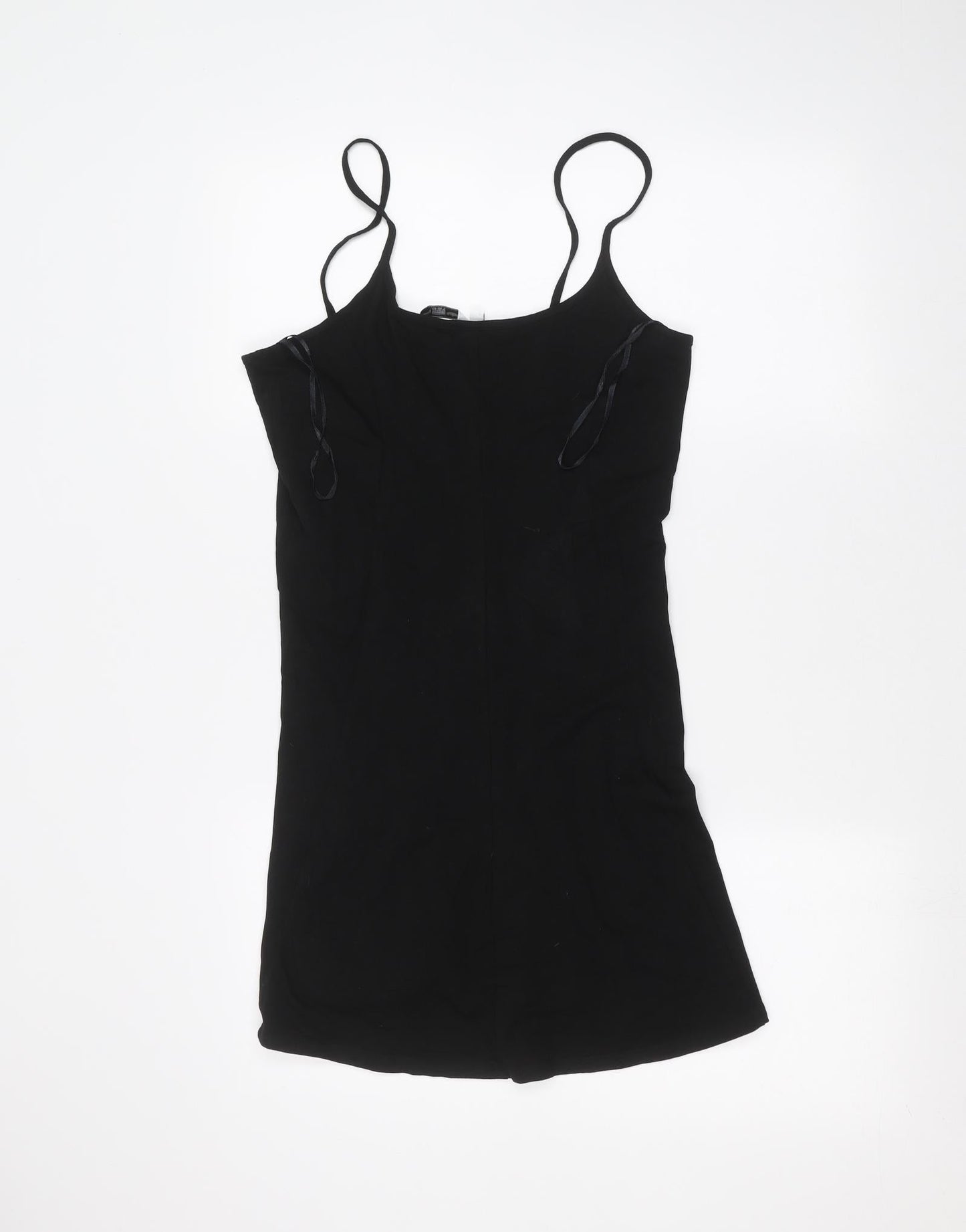Womens UK Size 12 New Look Black Basic T-Shirt