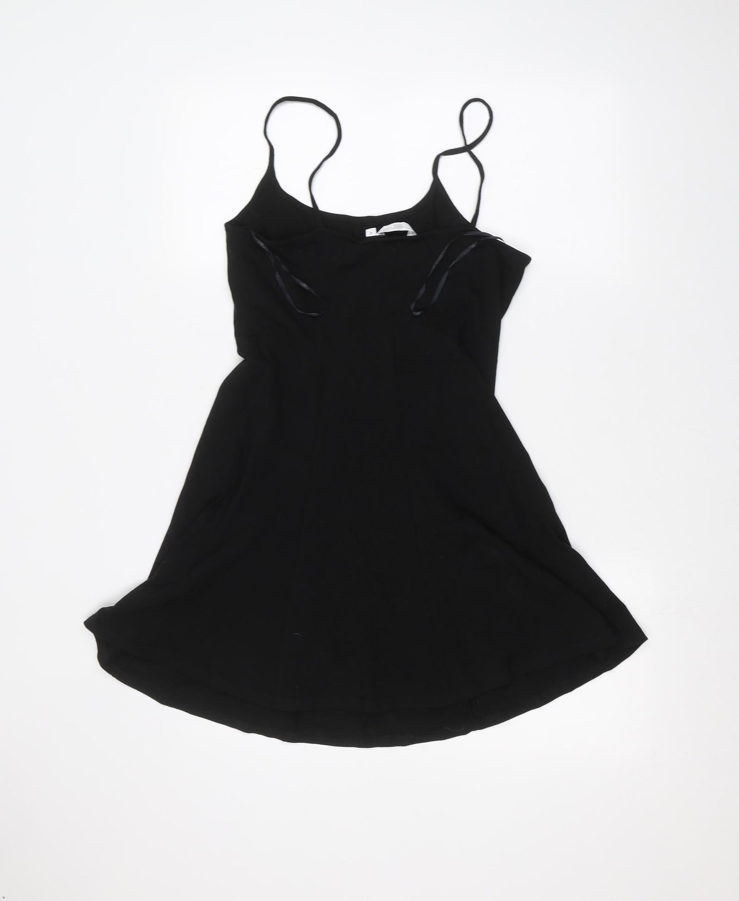Womens UK Size 12 New Look Black Basic T-Shirt