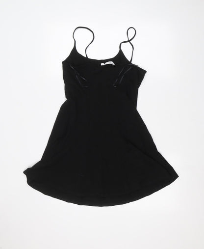 Womens UK Size 12 New Look Black Basic T-Shirt
