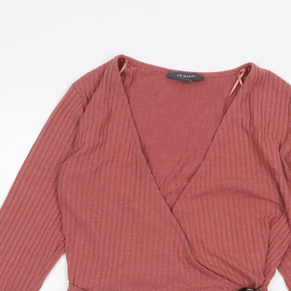 Primark Womens Pink   Cardigan Jumper Size M