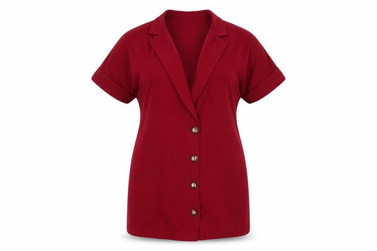 Boohoo Womens Red   Jacket Coatigan Size 16