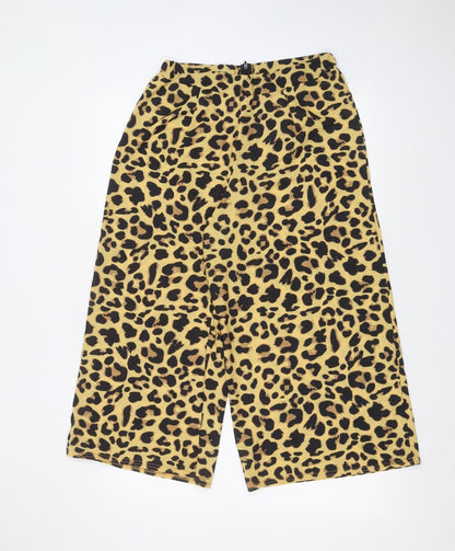 Womens UK Size 14 Boohoo Regular Fit  Yellow Trousers