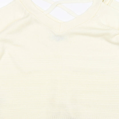 F&F Womens White   Pullover Jumper Size 14