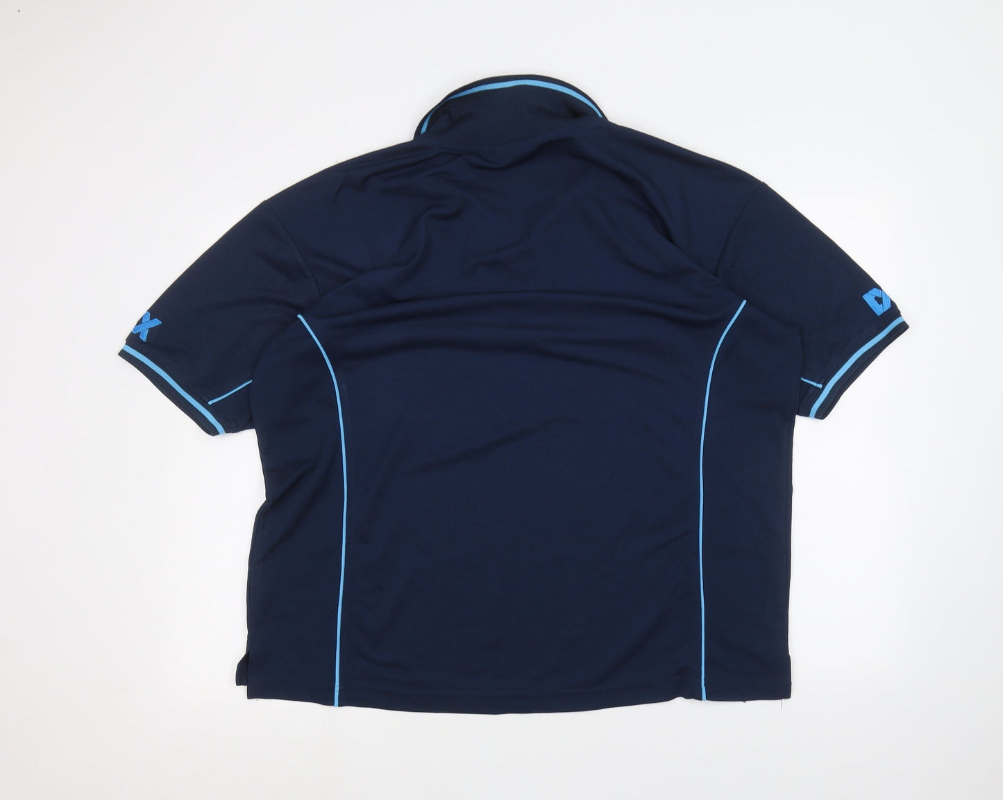 Dimentions Mens Blue    Polo Size L