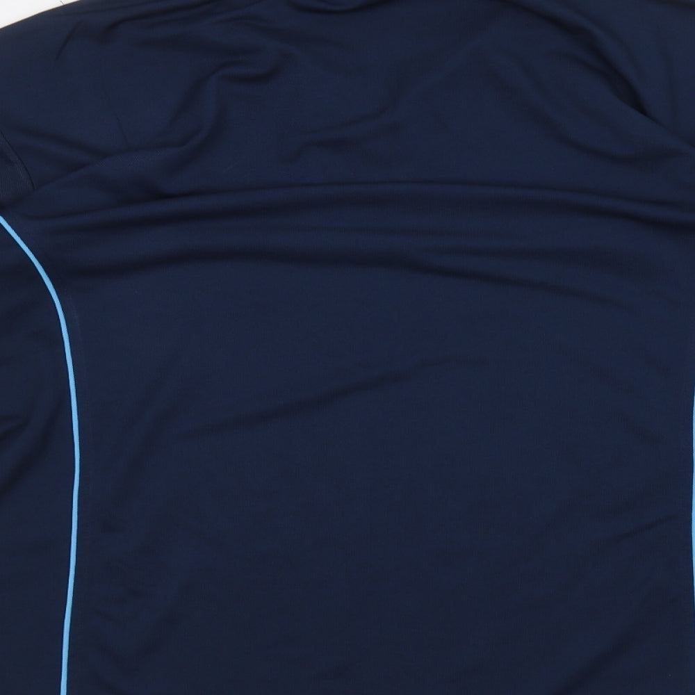 Dimentions Mens Blue    Polo Size L