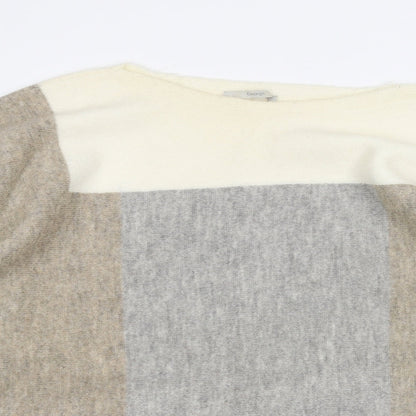 George Womens White   Pullover Jumper Size L