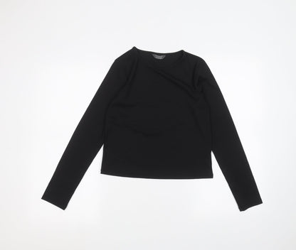 Primark Girls Black   Basic T-Shirt Size 12 Years