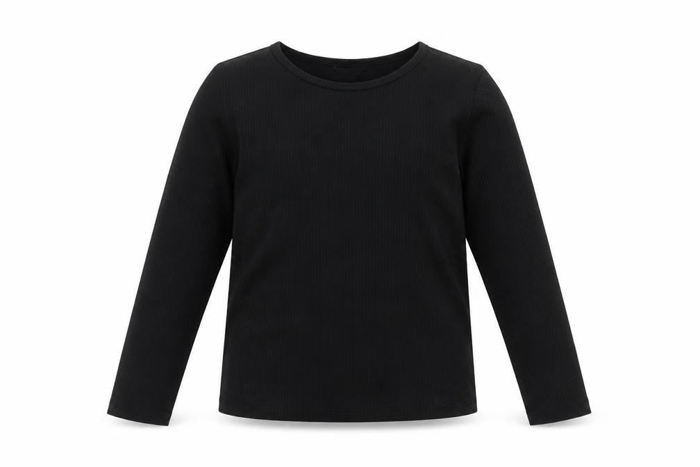 Primark Girls Black   Basic T-Shirt Size 12 Years