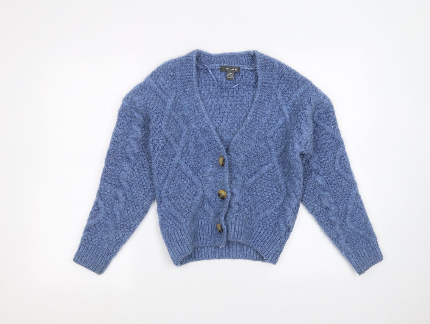 Primark Womens Blue   Jacket Coatigan Size 4