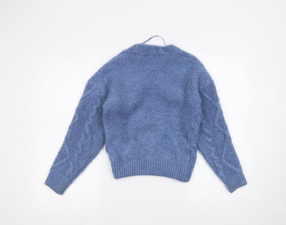 Primark Womens Blue   Jacket Coatigan Size 4