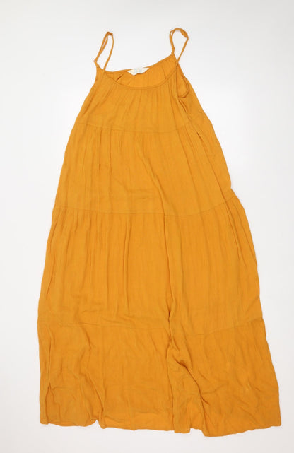 Primark Womens Yellow   A-Line  Size 8