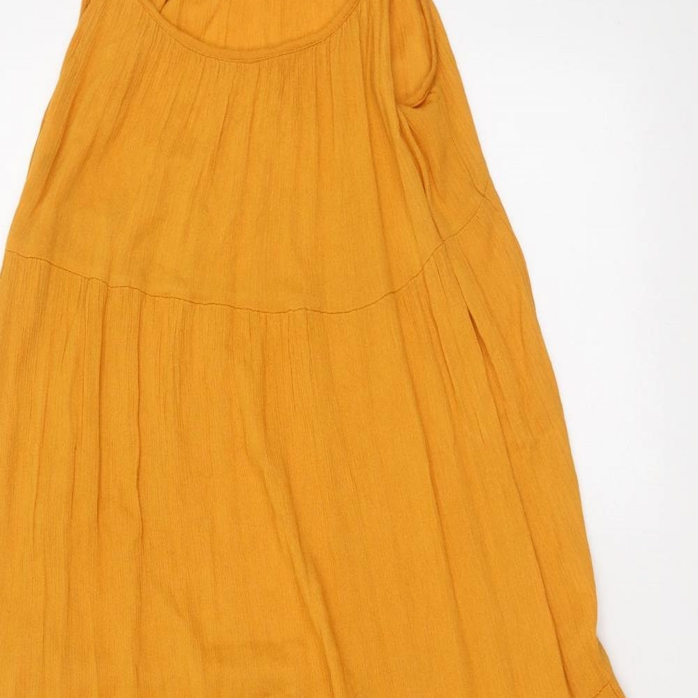 Primark Womens Yellow   A-Line  Size 8
