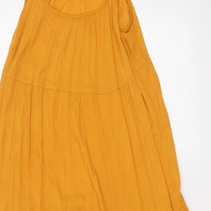 Primark Womens Yellow   A-Line  Size 8