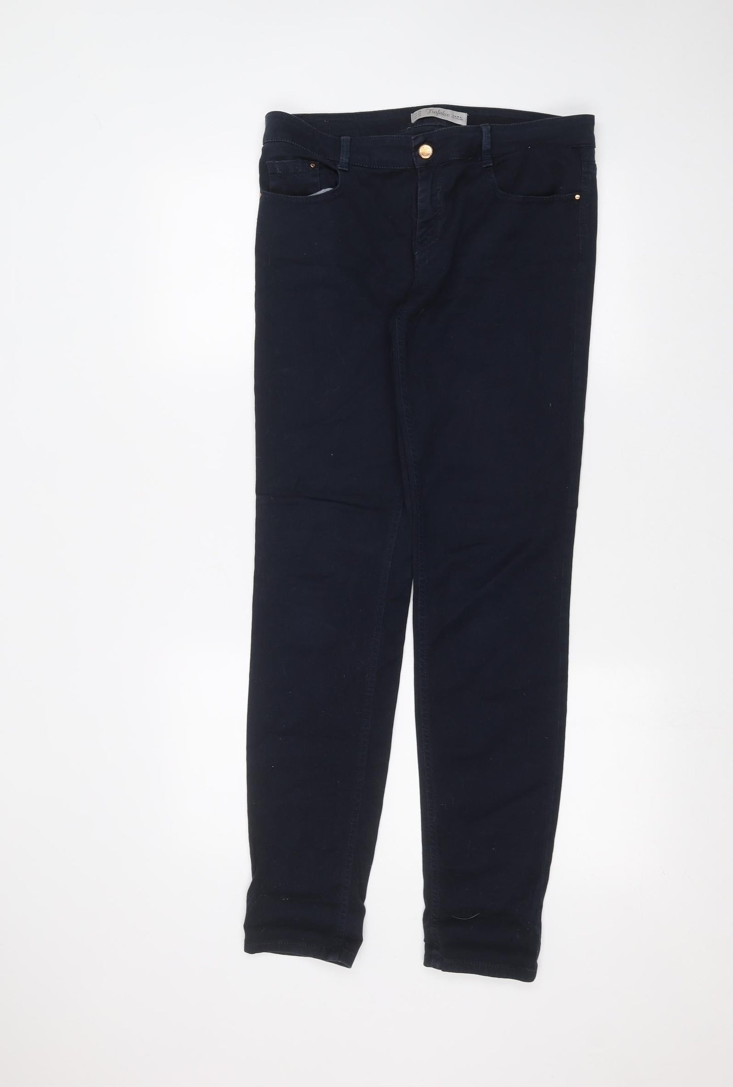 Zara Womens Blue  Denim Skinny Jeans Size 32 in L29 in