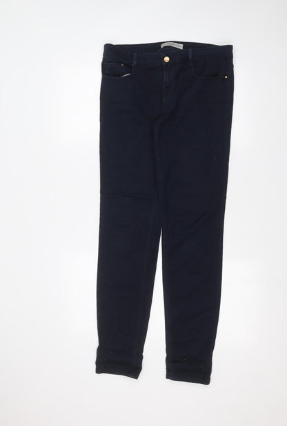 Zara Womens Blue  Denim Skinny Jeans Size 32 in L29 in