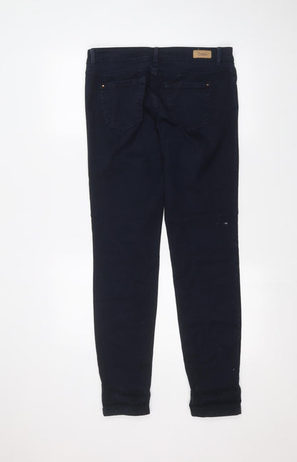 Zara Womens Blue  Denim Skinny Jeans Size 32 in L29 in