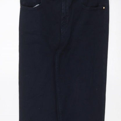 Zara Womens Blue  Denim Skinny Jeans Size 32 in L29 in