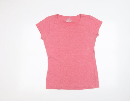 Papaya Womens Pink   Basic T-Shirt Size 12