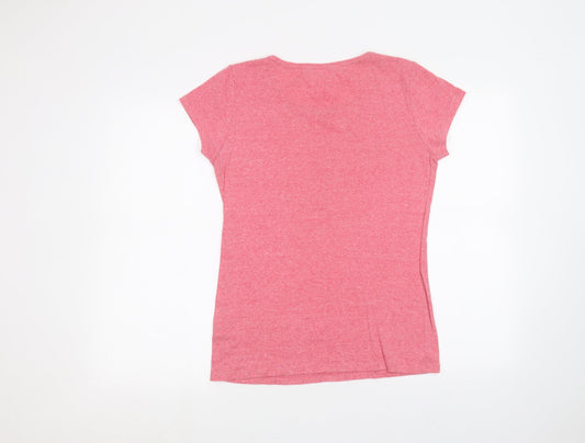 Papaya Womens Pink   Basic T-Shirt Size 12