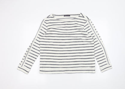 Womens UK Size 12 Marks and Spencer White Pullover Jumper
