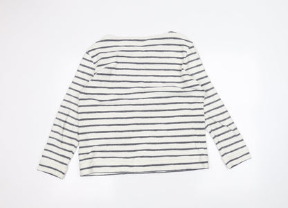 Womens UK Size 12 Marks and Spencer White Pullover Jumper