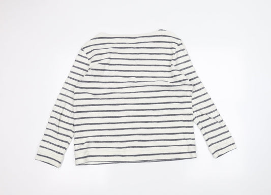 Womens UK Size 12 Marks and Spencer White Pullover Jumper