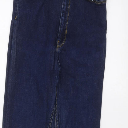 Zara Womens Blue  Denim Skinny Jeans Size 8 L26 in