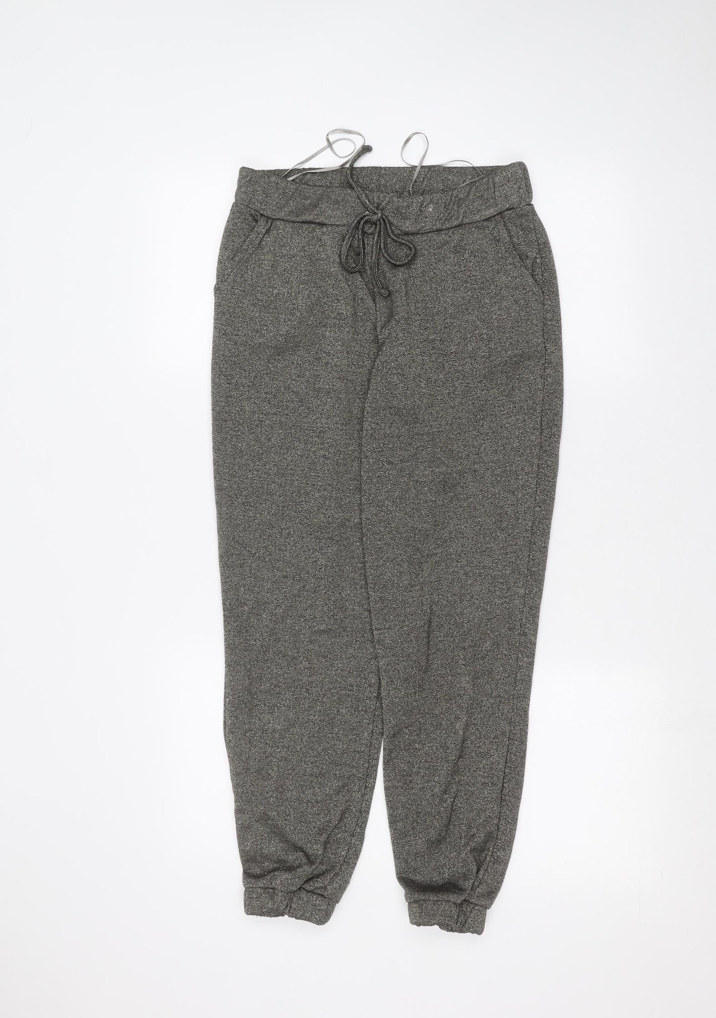 TU Womens Black   Sweatpants Trousers Size 10 L24 in