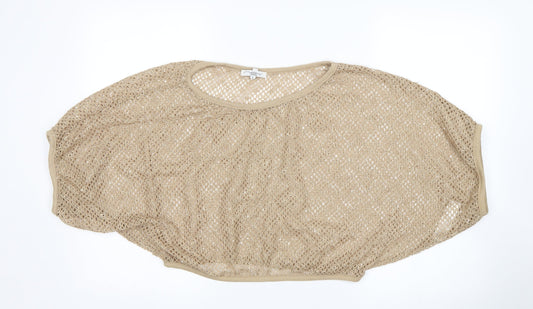 Womens UK Size S New Look Beige Pullover Jumper