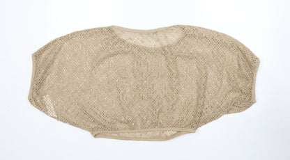 Womens UK Size S New Look Beige Pullover Jumper