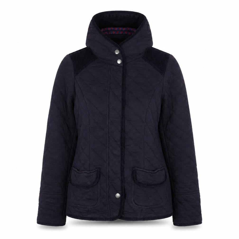 Next Womens Blue   Quilted Coatigan Size 12