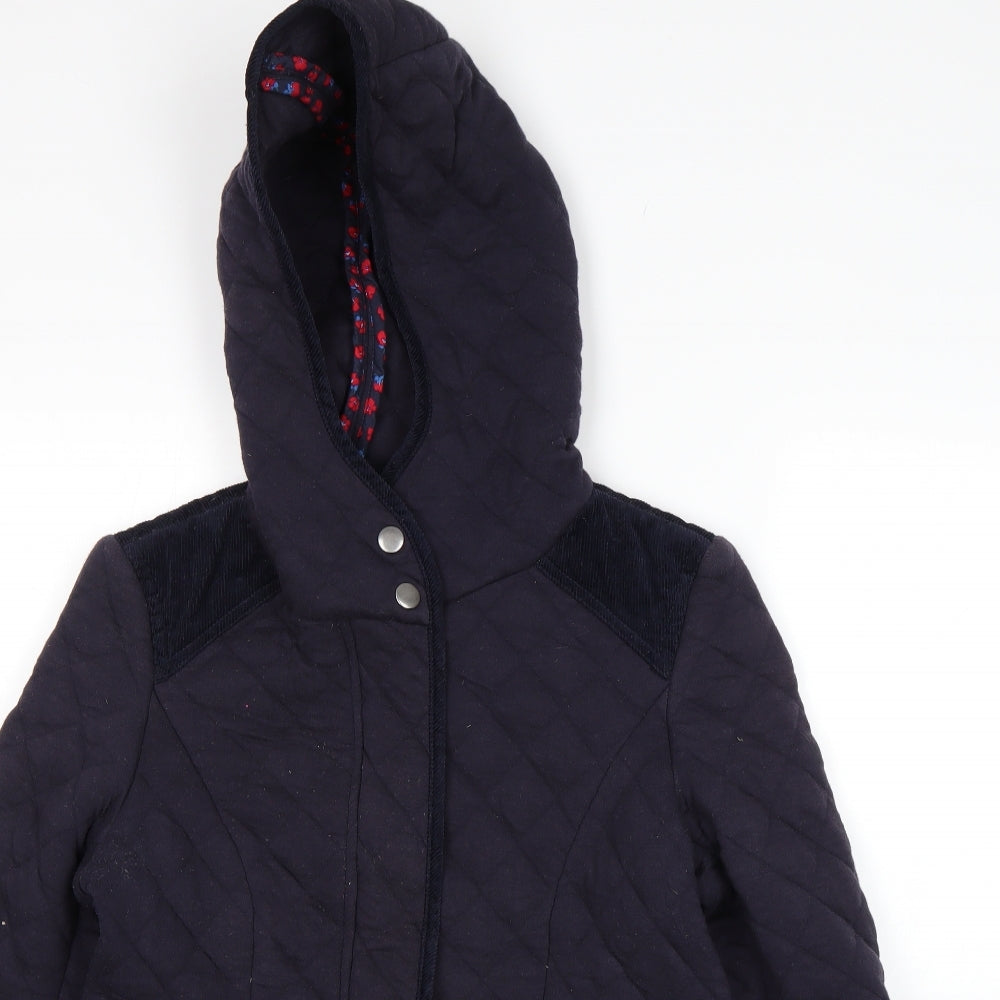 Womens UK Size 12 NEXT Blue Quilted Coat