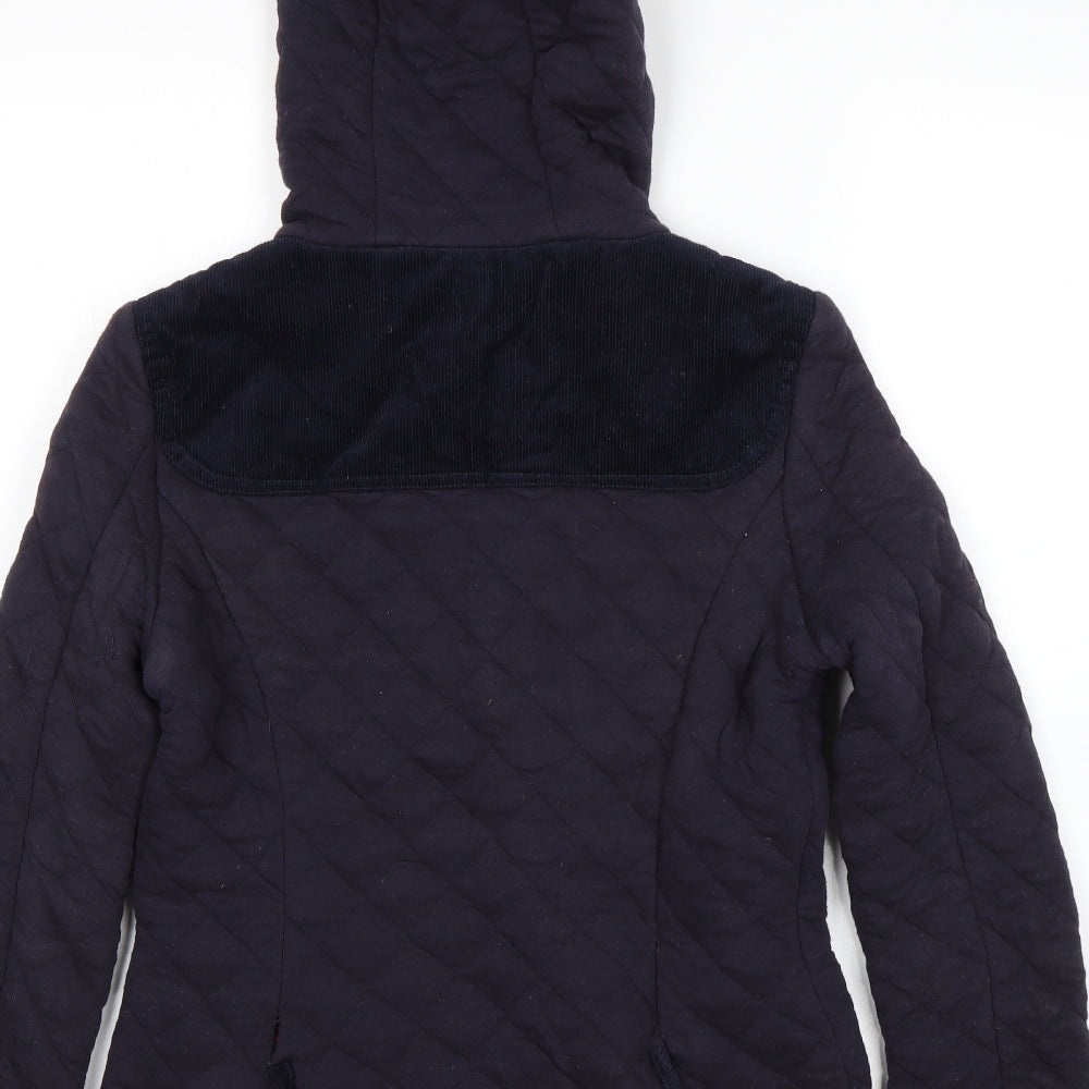 Womens UK Size 12 NEXT Blue Quilted Coat