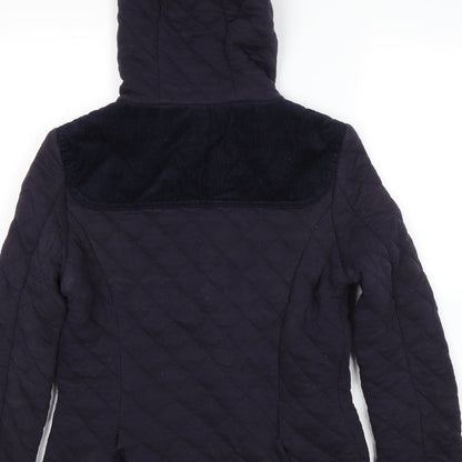Womens UK Size 12 NEXT Blue Quilted Coat