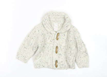 NEXT Boys Beige   Cardigan Jumper One Size