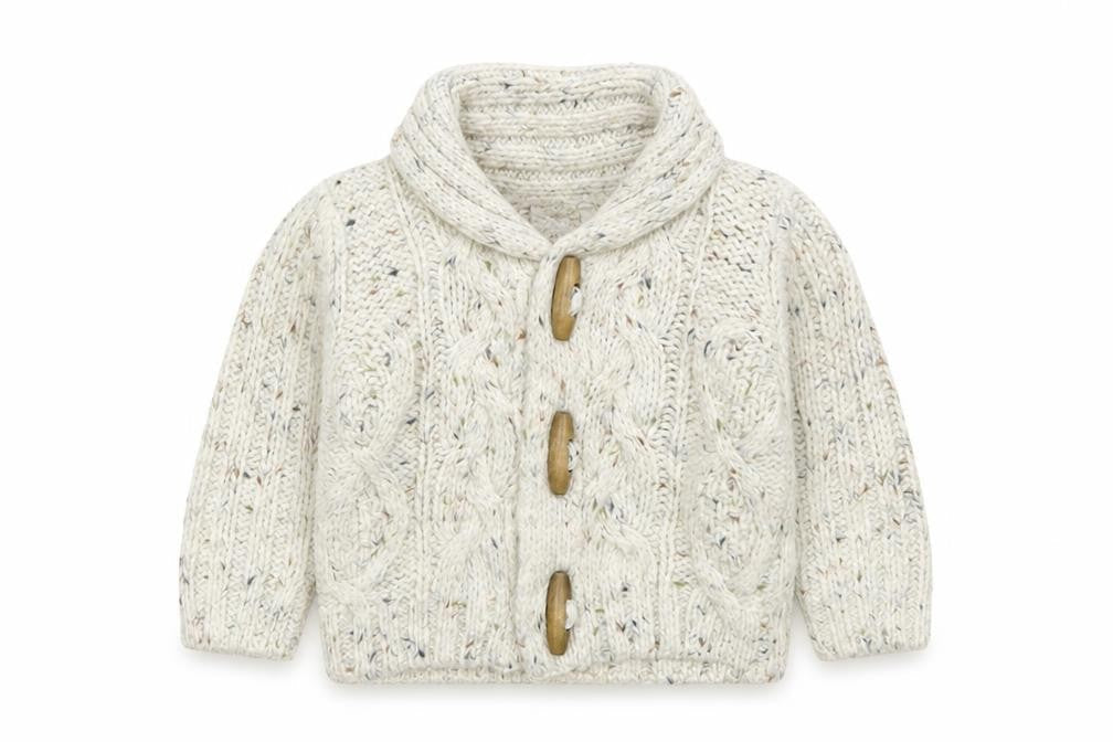 Next Boys Beige   Cardigan Jumper One Size