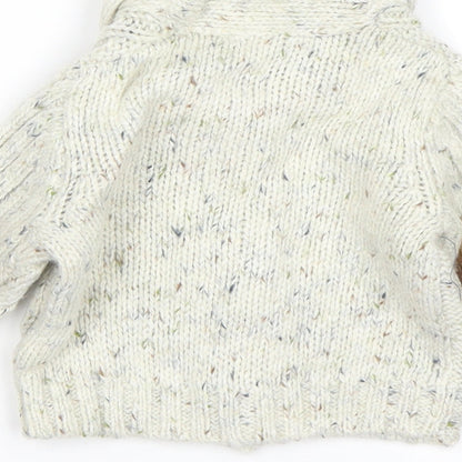 NEXT Boys Beige   Cardigan Jumper One Size