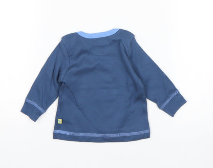 Mothercare  Boys Blue   Basic T-Shirt Size 0-3 Months