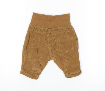 NEXT Boys Brown  Corduroy Capri Trousers Size Newborn