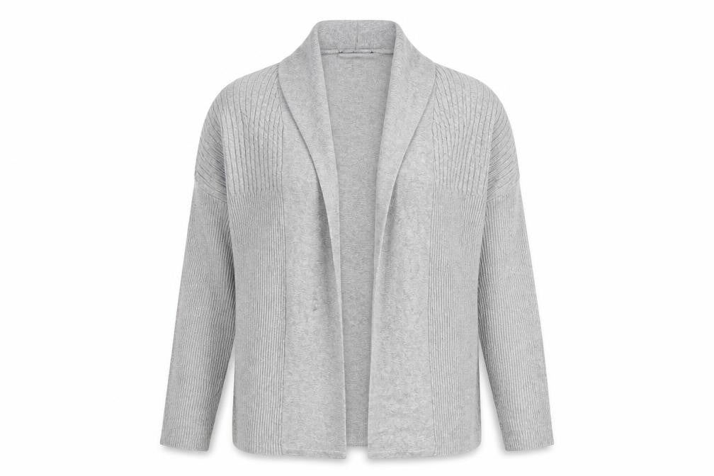 Bonmarché Womens Grey Wrap Jumper Size L